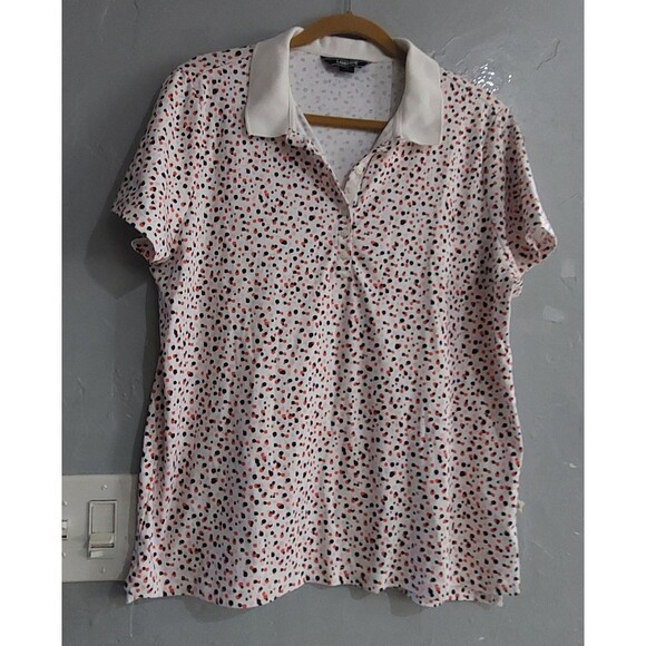 Lands' End Tops - LANDS END  Tops Polo Pullover, Women XL,Made In Perú,100% Cotton,20 Inch Of Armp